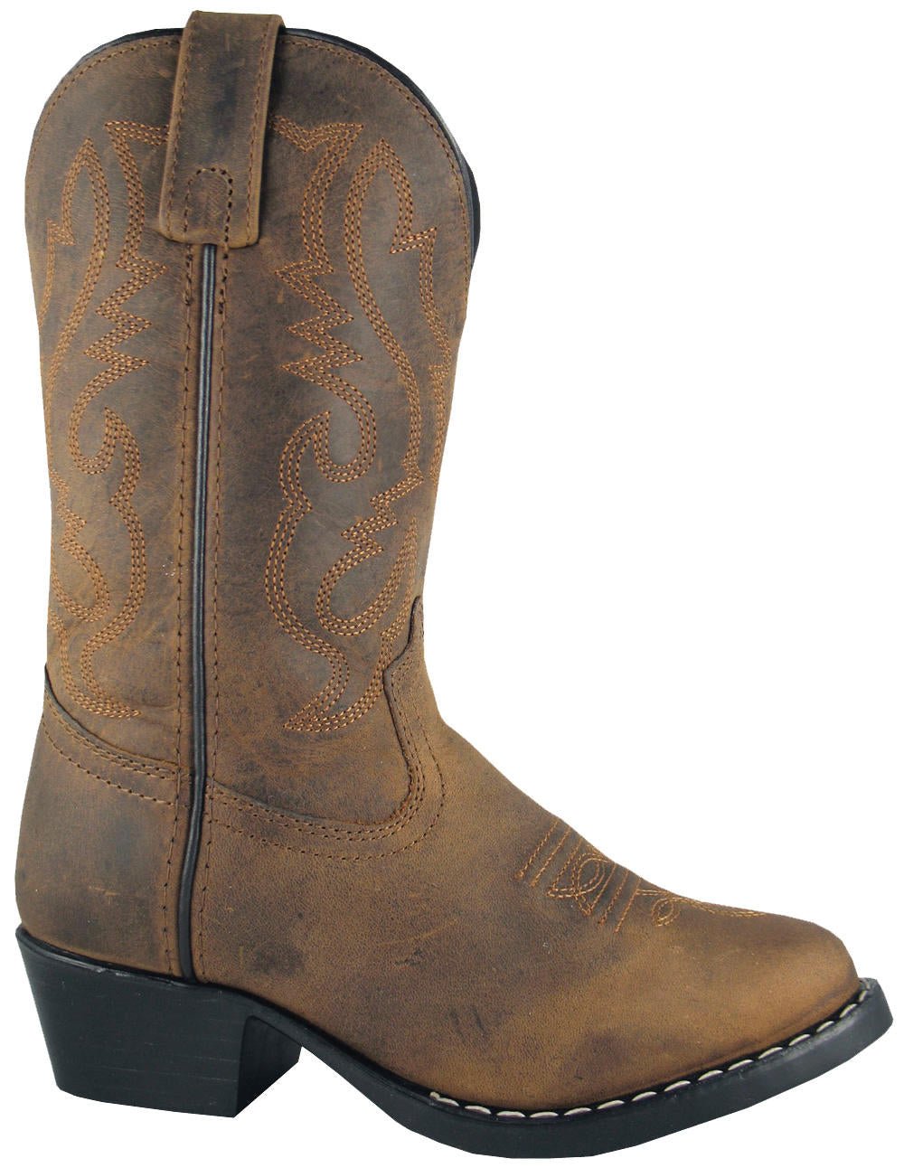 Smoky Mountain Childrens Denver Brown Oil Distress Leather Western Boot - 3034C - 13.5D