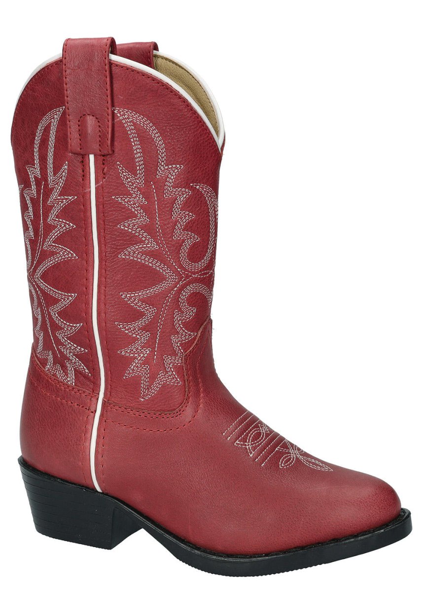 Smoky Mountain Kid's Denver Faded Red Leather Western Boot - 3500Y-3.5R