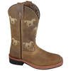 Smoky Mountain Kid's Rancher Brown Oil Distress Leather Western Boot - 3882C-11R