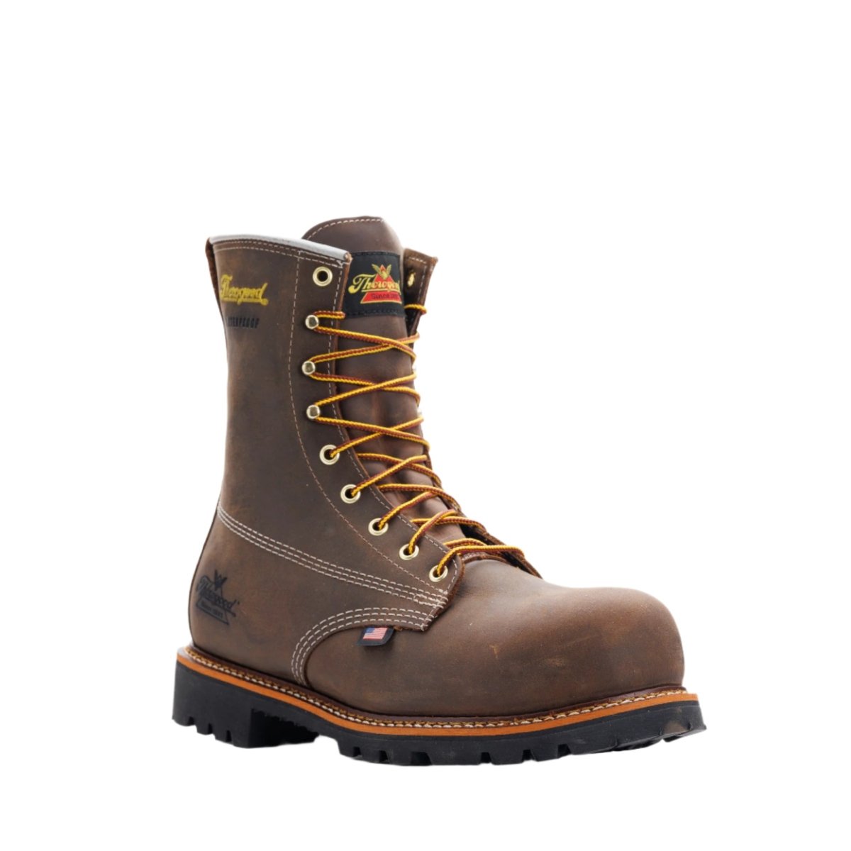 Thorogood Men's 8" American Legacy Series Crazy Horse Waterproof Nano Comp Toe Work Boot - 804 - 4248 - 7D