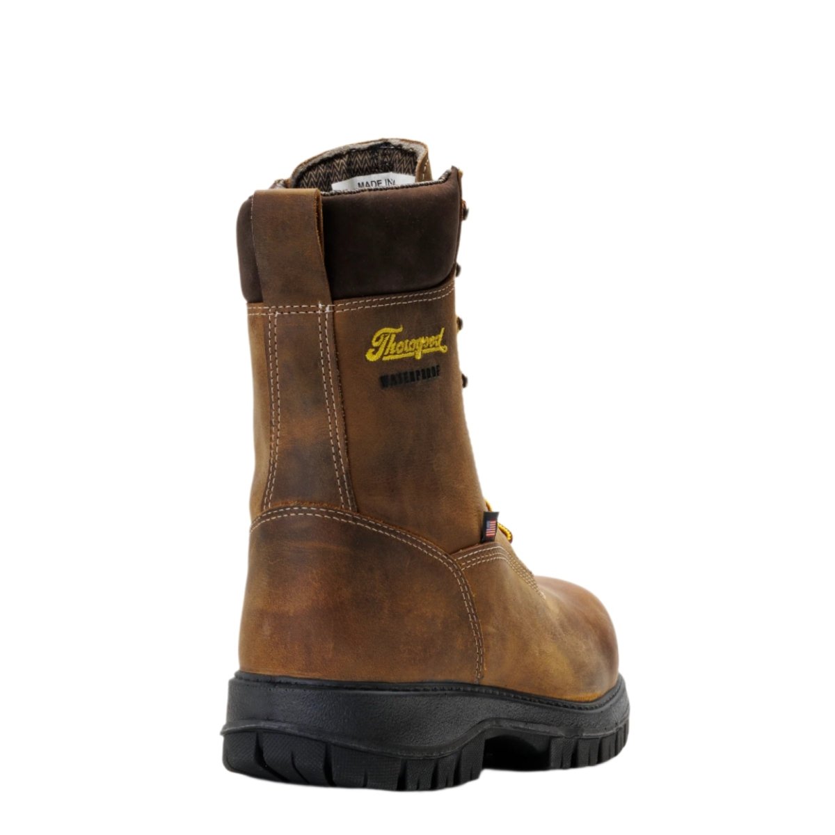 Thorogood Men's 8" Genesis Series Chestnut Waterproof Nano Comp Toe Work Boot - 804 - 4249 - 7D