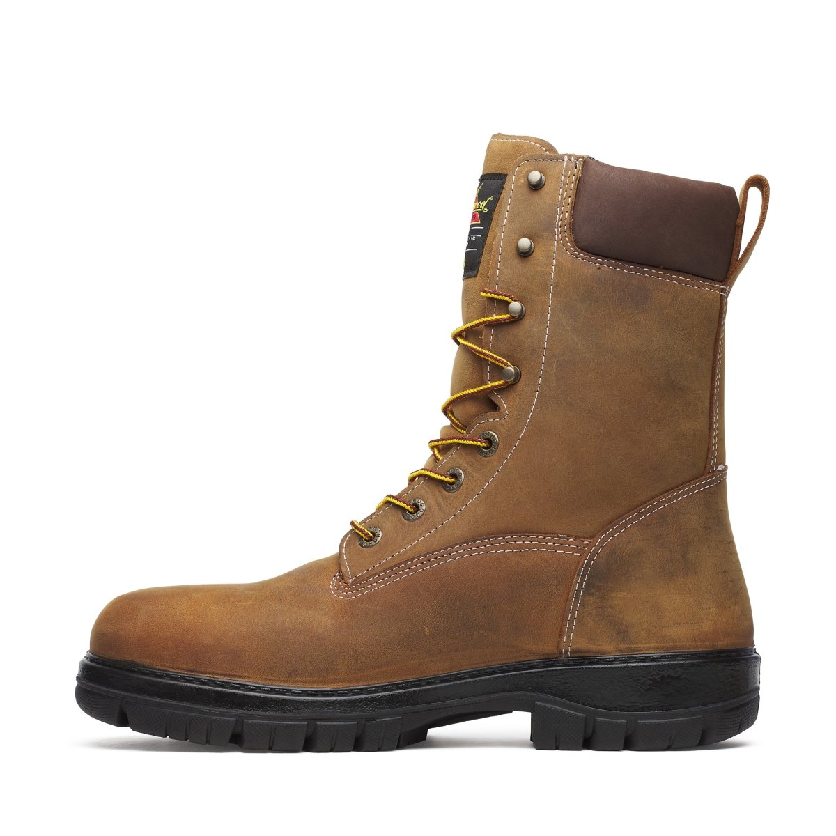 Thorogood Men's 8" Genesis Series Chestnut Waterproof Insulated Nano Comp Toe Work Boot - 804 - 4259 - 7D