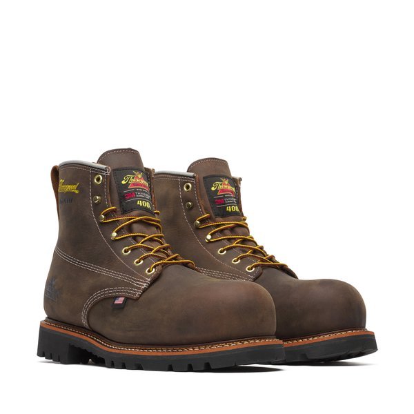 Thorogood Men's 6" American Legacy Crazy Horse Waterproof Insulated Nano Comp Toe Work Boot - 804 - 4514 - 7D