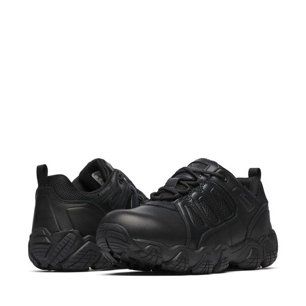 Thorogood Men's Crosstrex Series Black Polishable Waterproof BBP Oxford Work Shoe - 834 - 6386 - 4M