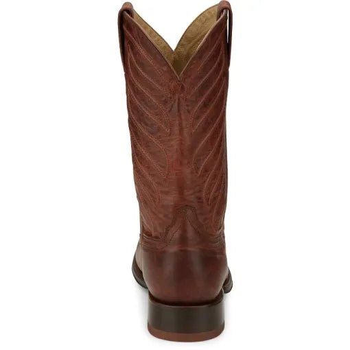Tony Lama Men's 12" Cognac Goat Leather Lenado Boots - DR3036 - 7D