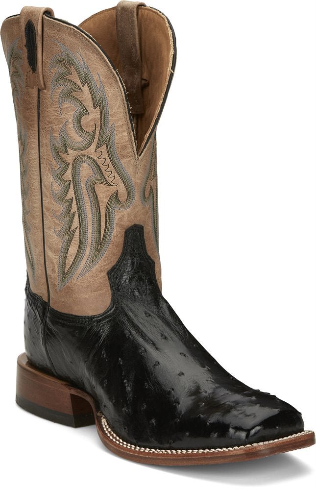 Tony Lama Men's 11" Costillo Full Quil Ostrich Western Boots - EP6094-8D