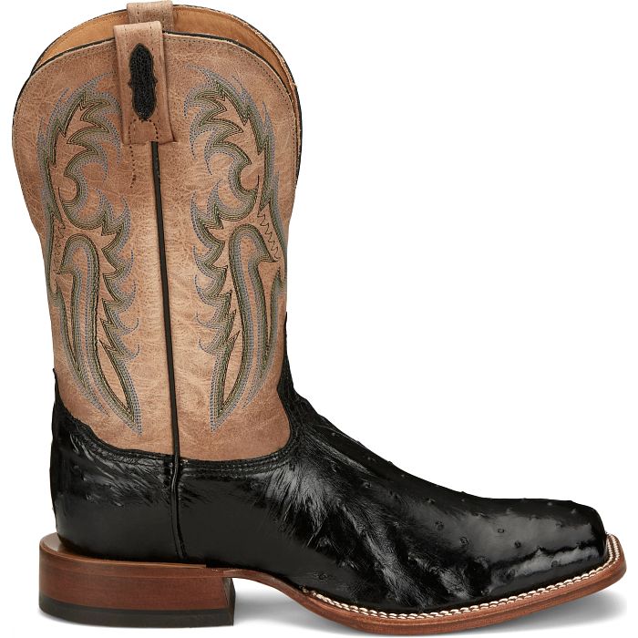 Tony Lama Men's 11" Costillo Full Quil Ostrich Western Boots - EP6094-8D