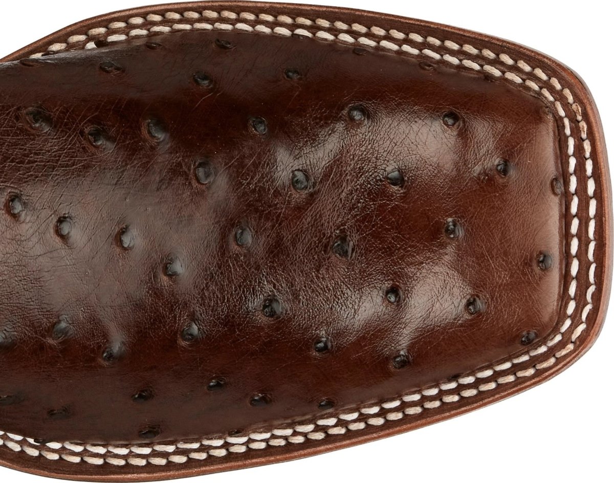 Tony Lama Men's 11" Costillo Full Quil Ostrich Western Boots - EP6094 - 8D