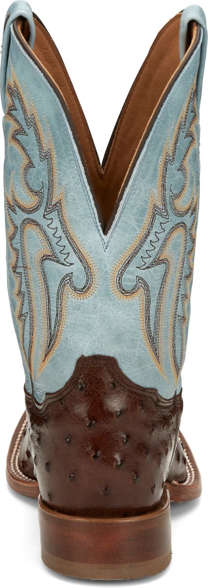 Tony Lama Men's 11" Costillo Full Quil Ostrich Western Boots - EP6094 - 8D