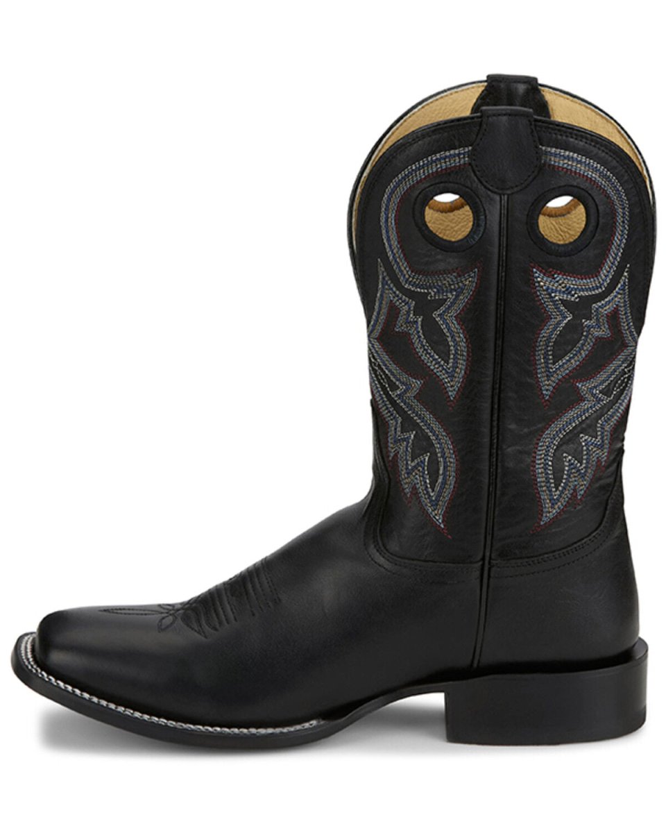 Tony Lama Men's 11" Lars Dusk Black Square Toe Western Boots - RN3517 - 7D