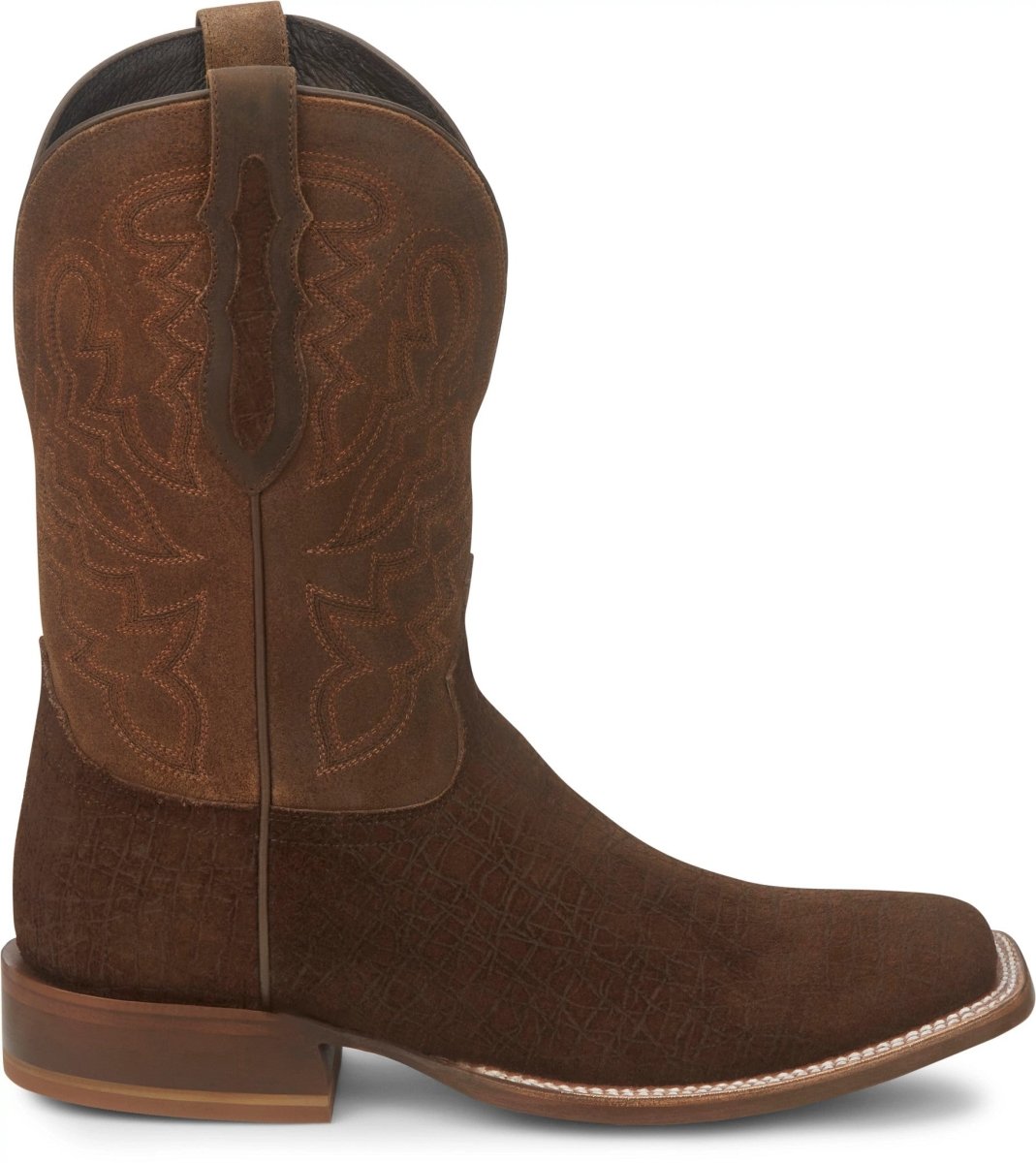 Tony Lama Men's Tucson 11" Bark Brown Square Toe Western Boot - TL3025 - 8D