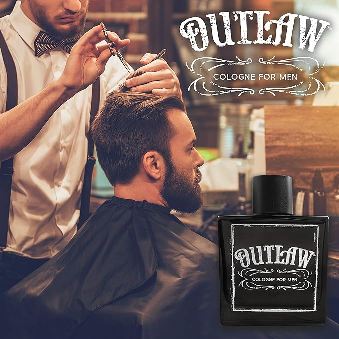 Tru Fragrance & Beauty Western Outlaw Men's Cologne, 3.4 fl oz (100 ml) - Iconic, Masculine, Clean - 91717