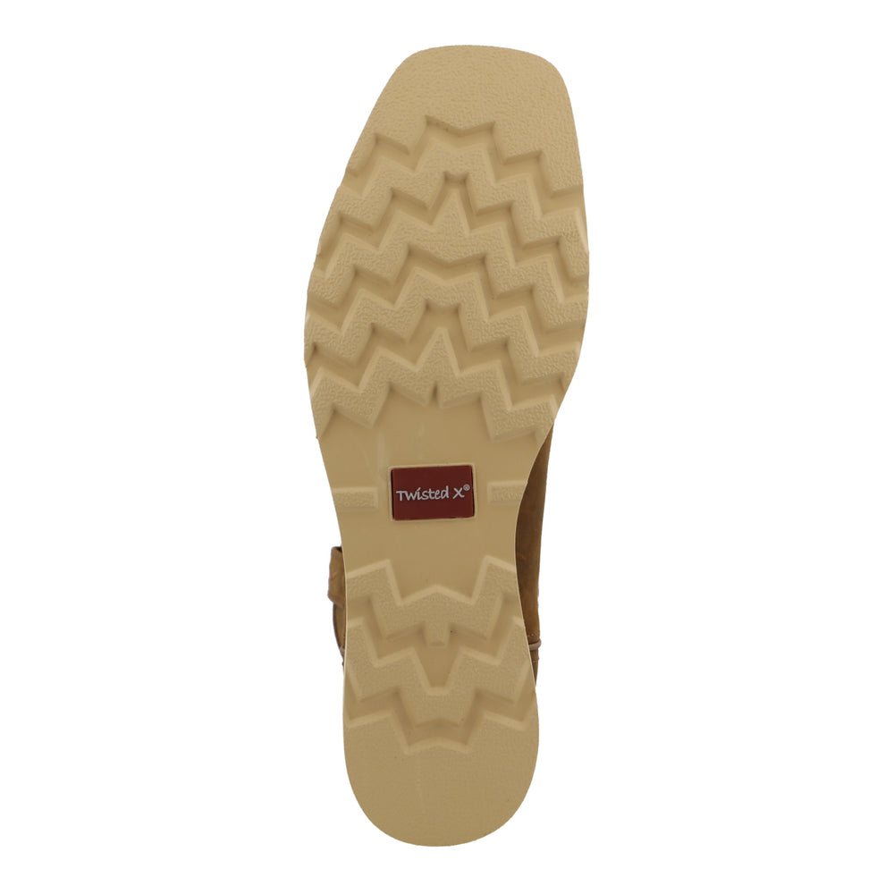 Twisted X Men's 10" Distressed Saddle Pull On Wedge Sole Work Boot - MCBW001 - 7M