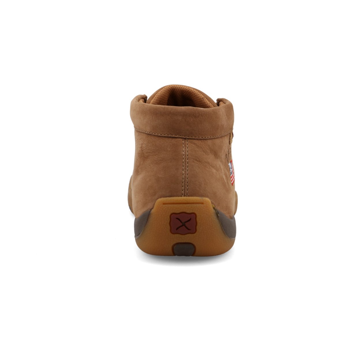 Twisted X Men's Chukka Driving Moc - Camel & American Flag - MDM0110-7M