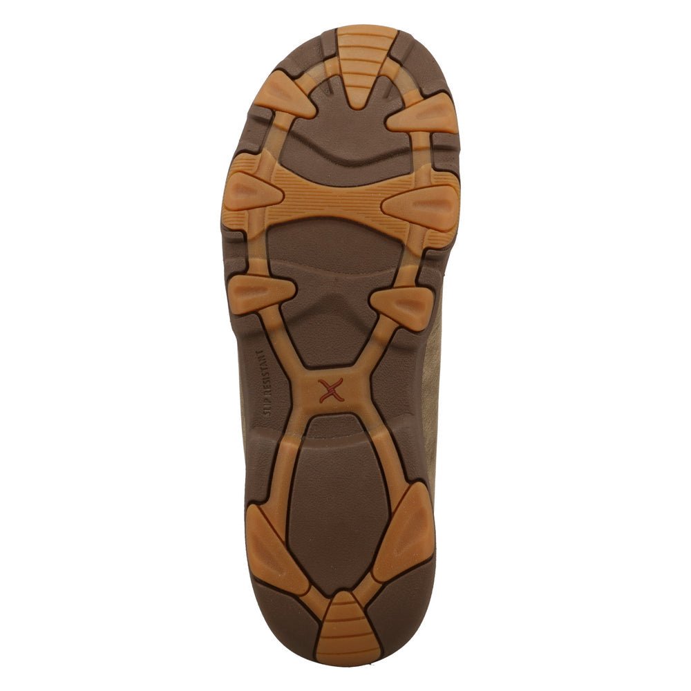 Twisted X Men's 4" Dark Tan & Shitake Ultralite Driving Moc Toe Boot - MDMU004 - 7M