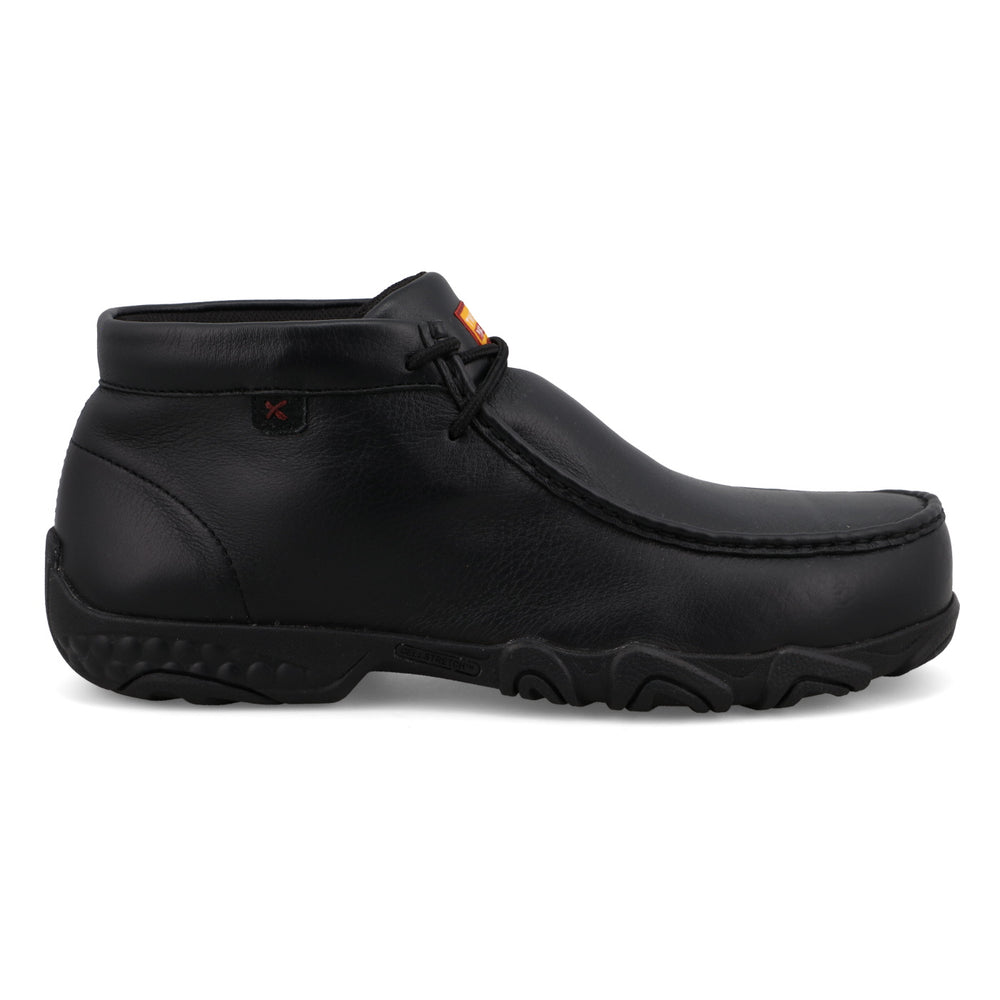 Twisted X Men's 4" Black Chukka Driving Moc Toe Work Boot - MDMXN02 - 7M