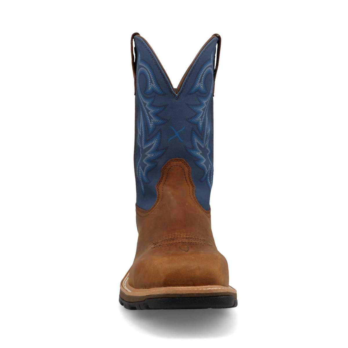 Twisted X Men's 11" Rustic Brown & Niagara UltraLite X Work Boot - MUNW001-7D