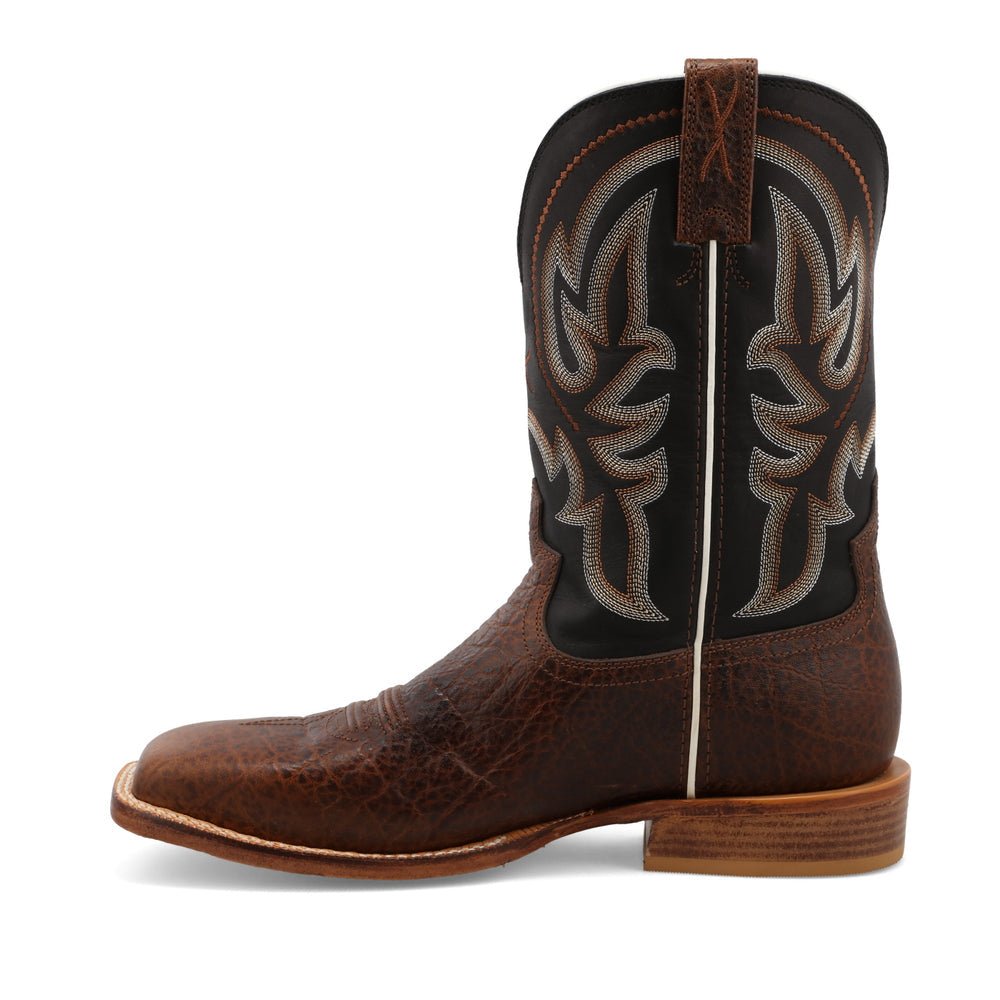 Twisted X Men's 11" Tech X Elephant Print & Antique Black Western Boot - MXTL003 - 7D