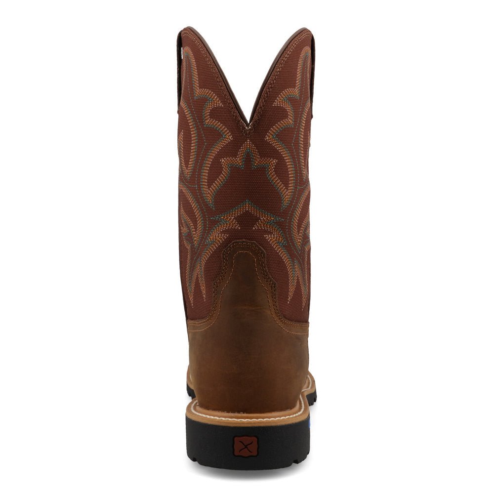 Twisted X Men's 11" Hickory Square Toe Tech X Western Boots - MXTP003 - 7D