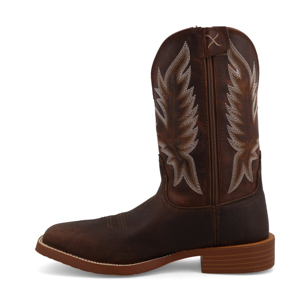 Twisted X Men's 11" Tobacco Brown & Adobe Tech X Western Boot - MXTR013 - 7D