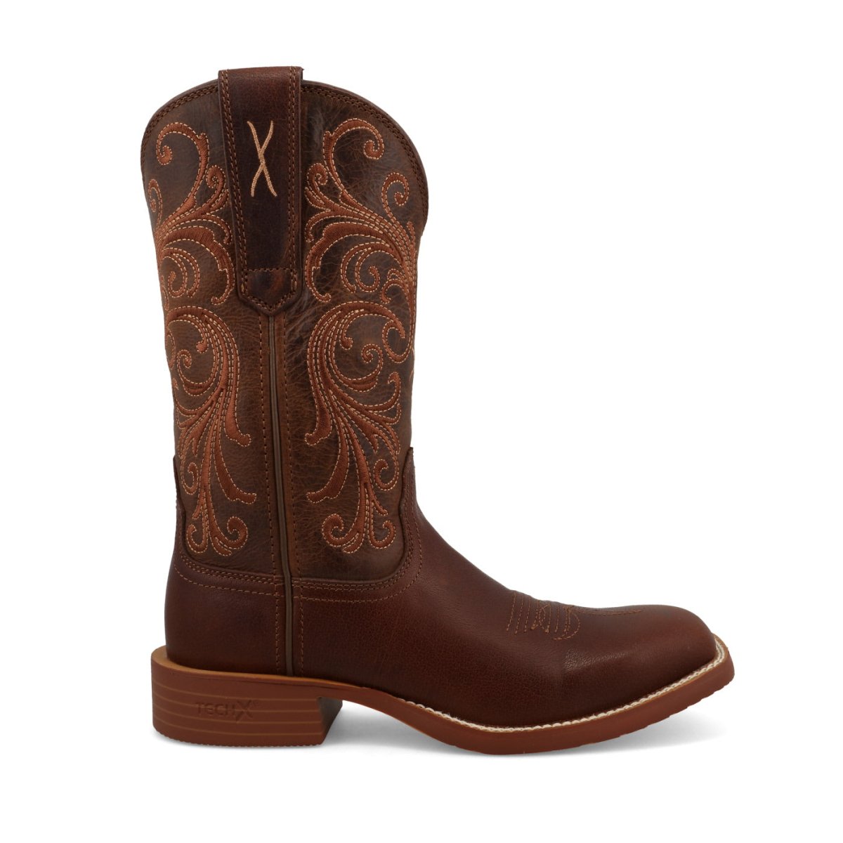 Twisted X Women's 11" Tech X Boot - Coffee & Adobe - WXTR019-5.5B