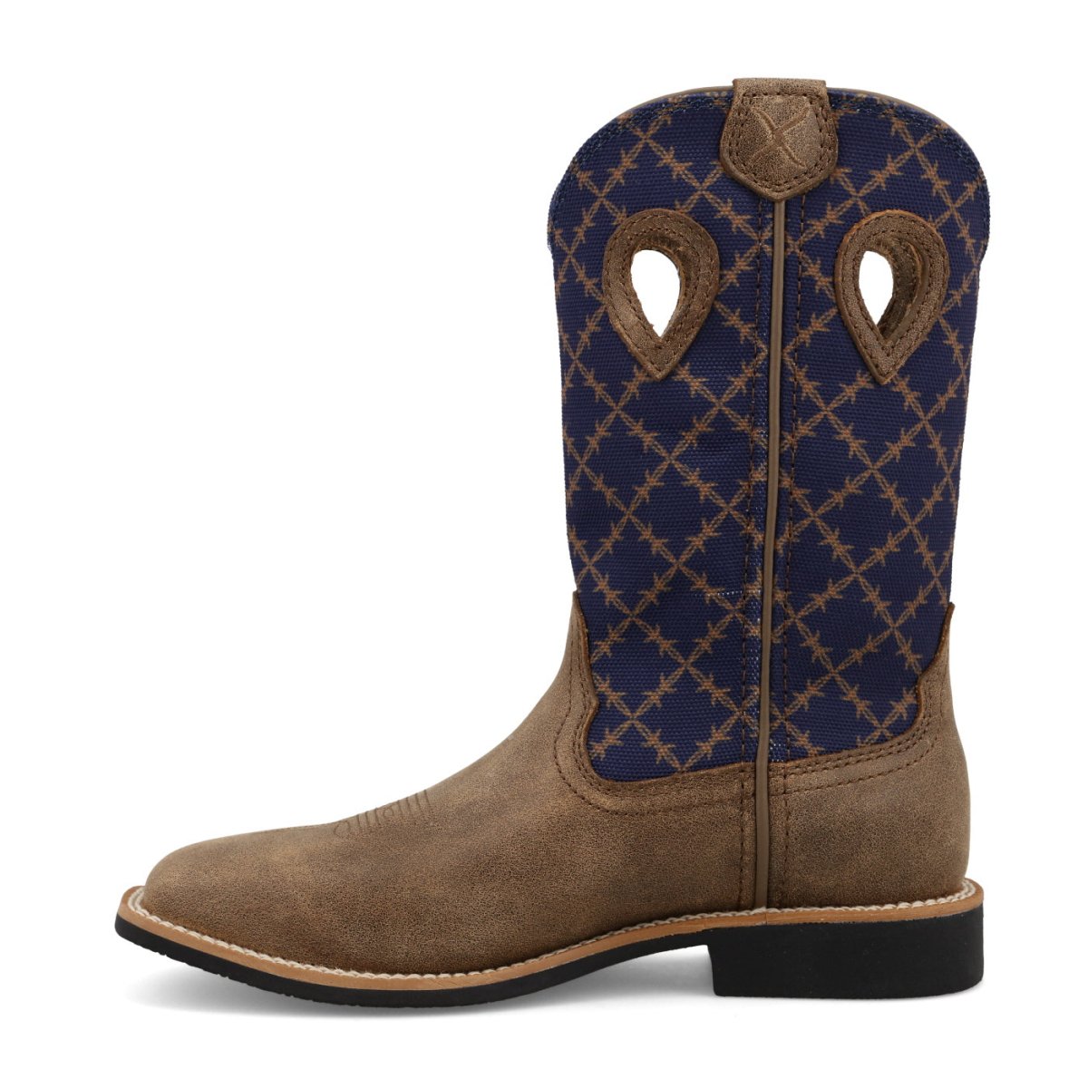Twisted X Kid's Top Hand Boots - Bomber & Navy - YTH0031-1M