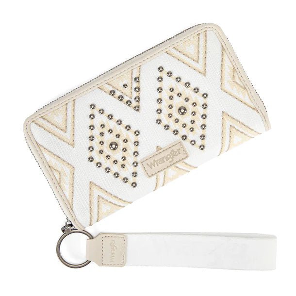 Wrangler Aztec Studded Wallet/Wristlet - WG435-W006BG