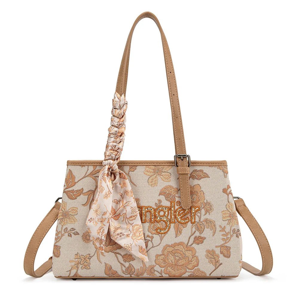 Wrangler Vintage Floral Print Canvas Shoulder Bag - Multiple Colors - WG510-8130GD