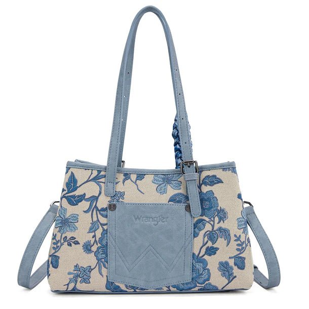 Wrangler Vintage Floral Print Canvas Shoulder Bag - Multiple Colors - WG510-8130JN