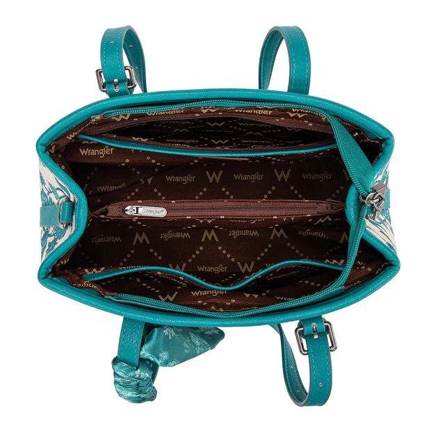 Wrangler Vintage Floral Print Canvas Shoulder Bag - Multiple Colors - WG510-8130TQ
