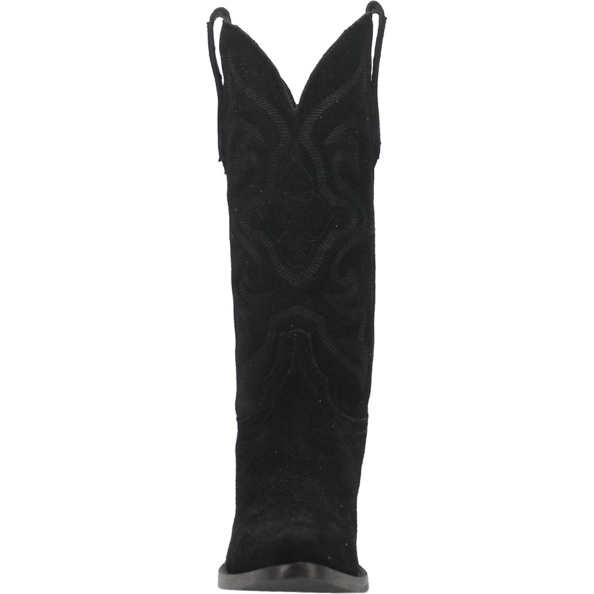 Dingo Women's Out West Black Suede Western Boots - DI920-BK-6M