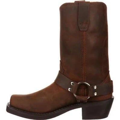 Durango Women's Brown Leather Harness Western Boot - RD594 - 6M