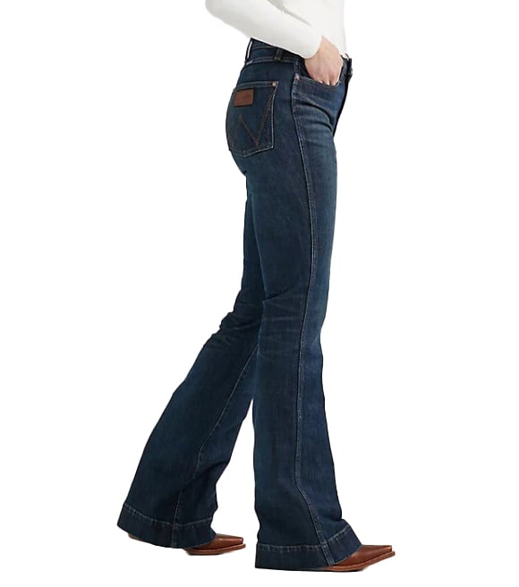 Wrangler Women's Retro Bailey High Rise Trouser Beau Jeans