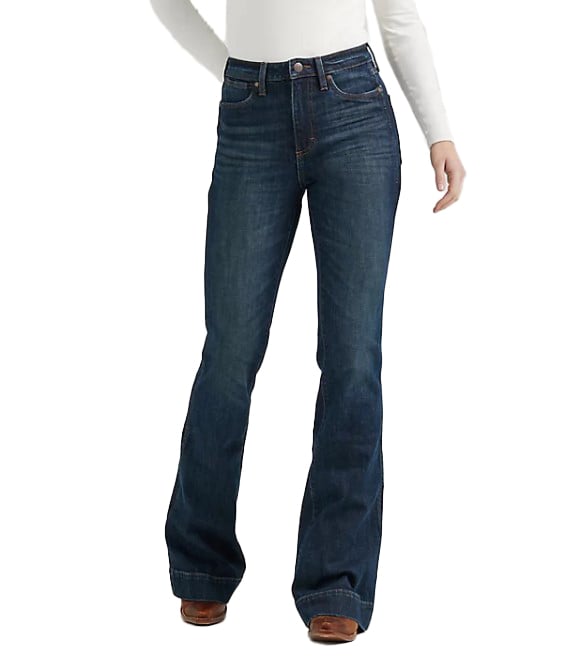 Wrangler Women's Retro Bailey High Rise Trouser Beau Jeans