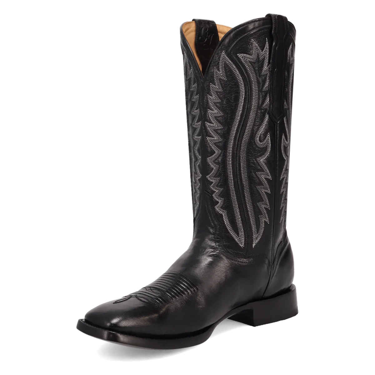 Dan Post Gold Label Men's 13 Black Chambers Western Boots - Black