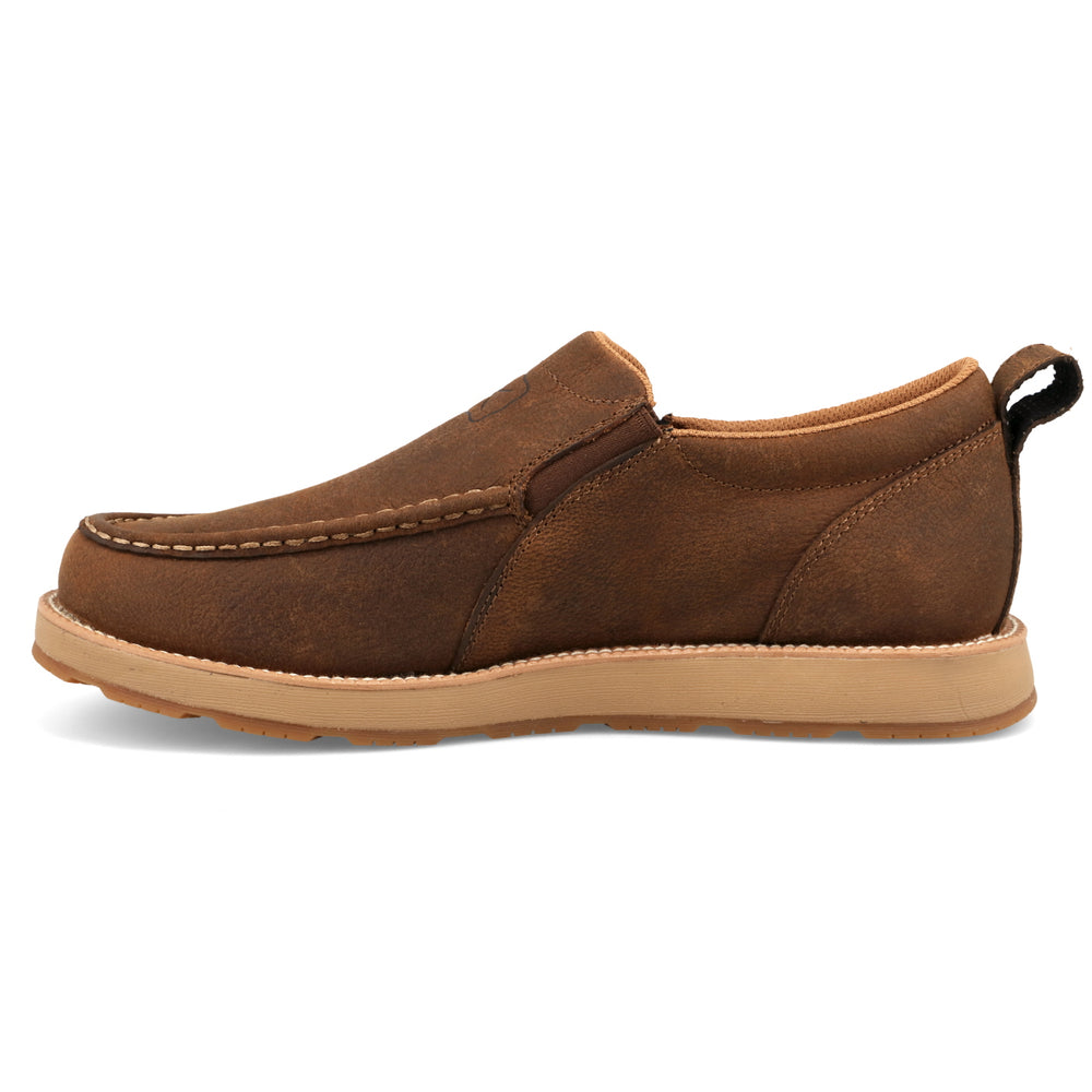 Twisted X Men's CellStretch Wedge Sole Tawny Brown Slip-On Casual Shoe