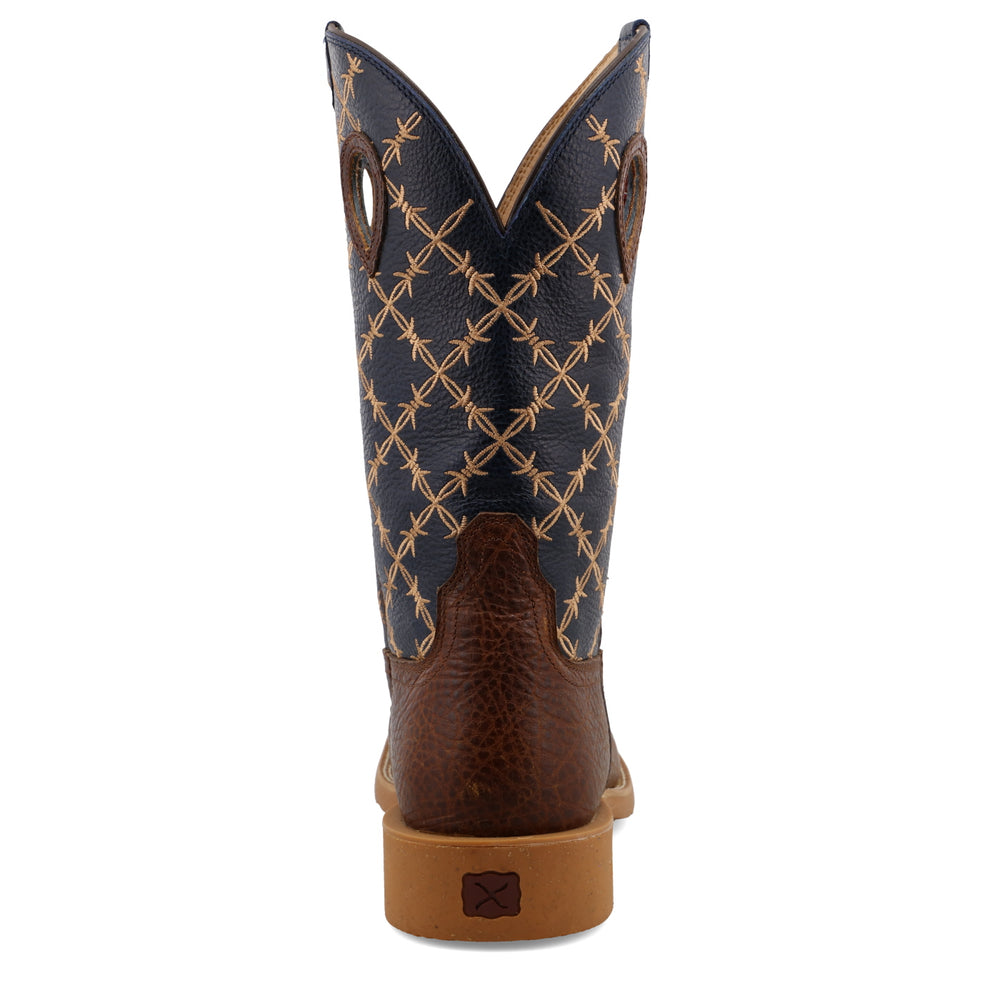 Twisted X Men's 12" Tech X Rustic Brown & Navy Western Boots