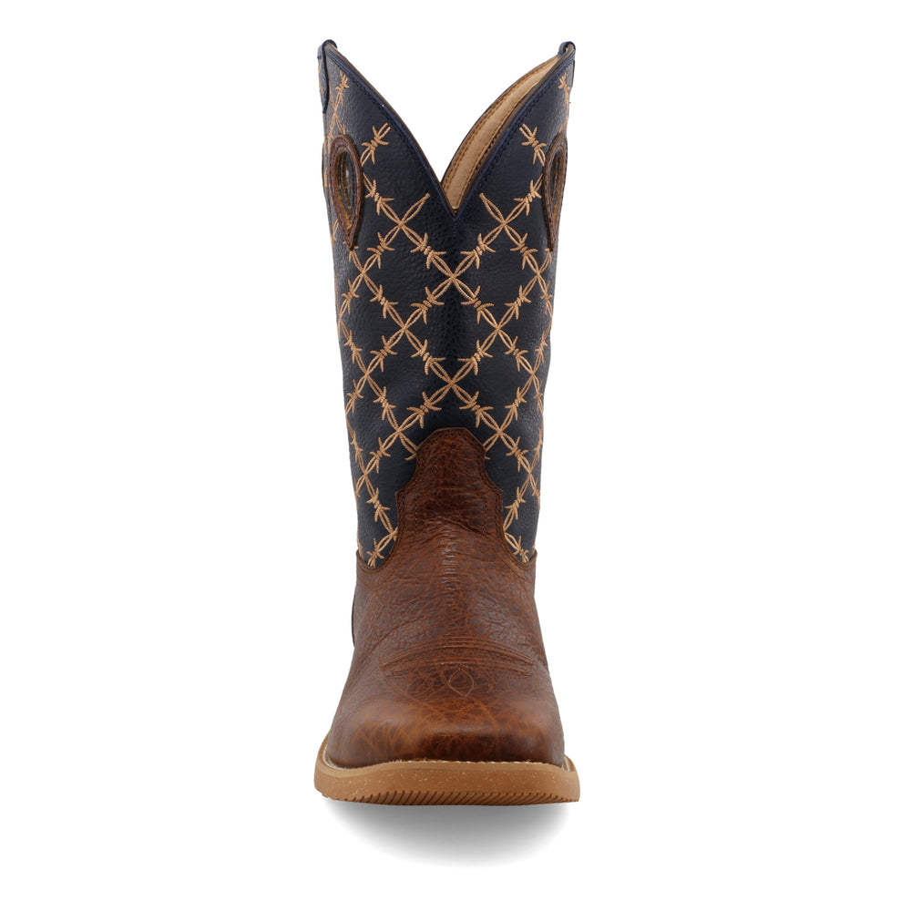 Twisted X Men's 12" Tech X Rustic Brown & Navy Western Boots