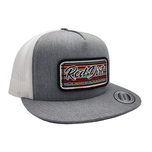 Red Dirt Hat Co. Serape 2023 Heather Grey/White 5 Panel