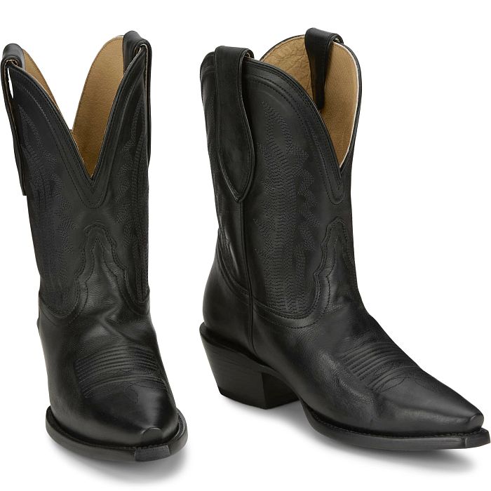 Tony Lama Women Areli 9" Black Bootie