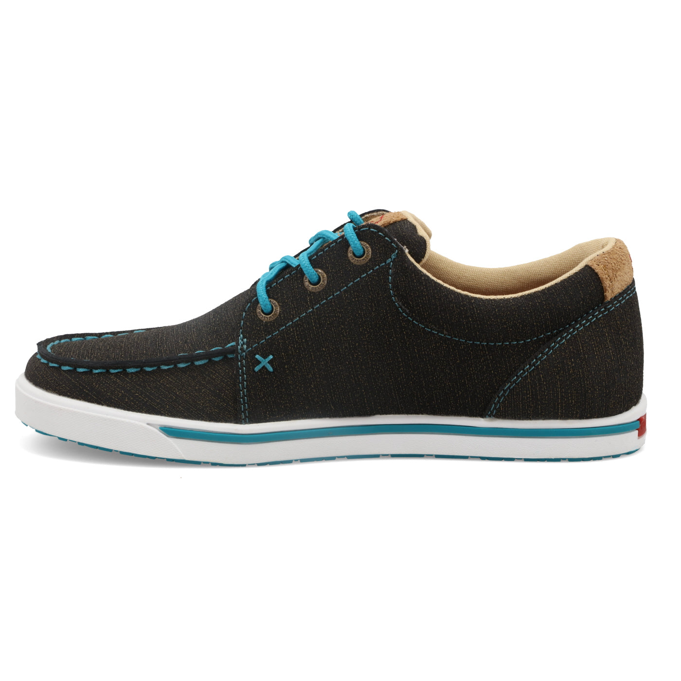 Twisted X Women's KICKS Charcoal & Turquoise