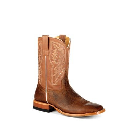 HorsePower Anderson Bean Men's 11" Distressed Bison Square Toe Western Boot - HP1877 - 8D