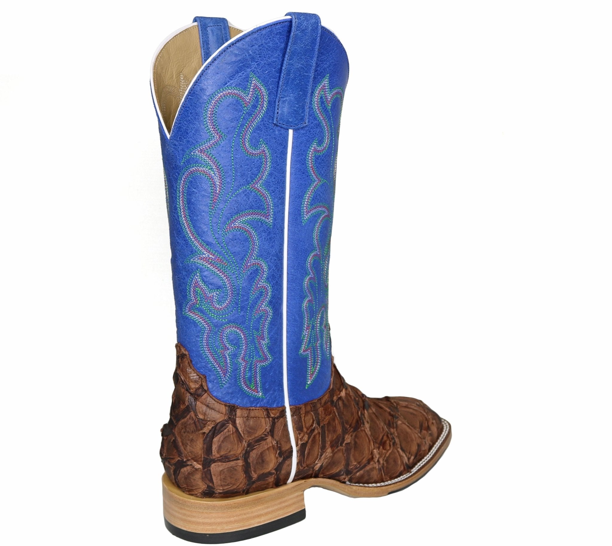 Anderson Bean Men's 13" Cigar Matte Big Bass Square Toe Cowboy Boot - HP8007 - 8D