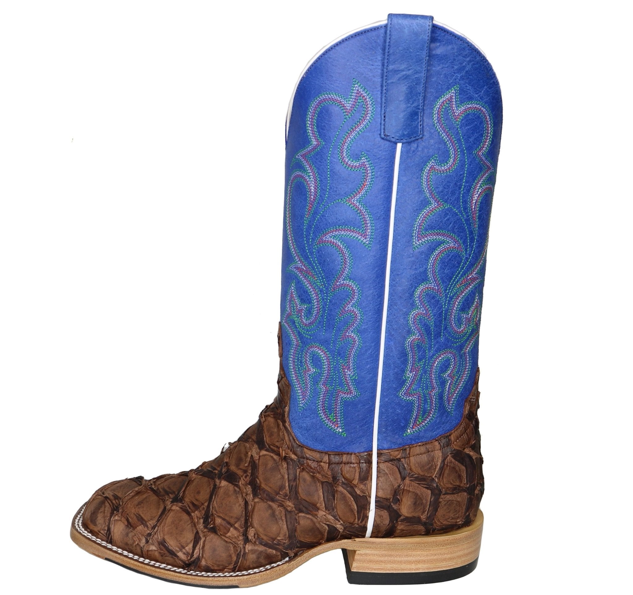 Anderson Bean Men's 13" Cigar Matte Big Bass Square Toe Cowboy Boot - HP8007 - 8D