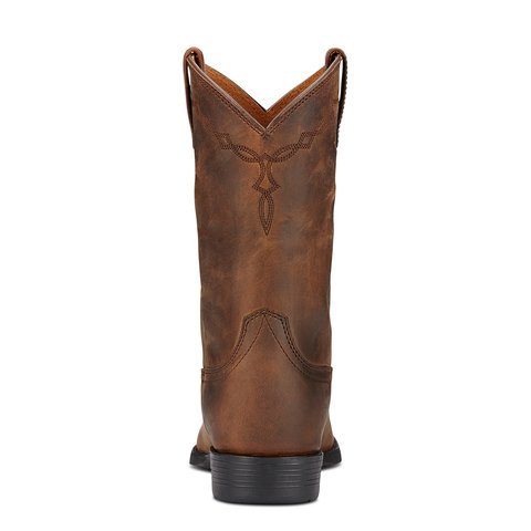 Ariat Women's 9" Heritage Roper Distressed Brown Western Boot - 10000797 - 5B