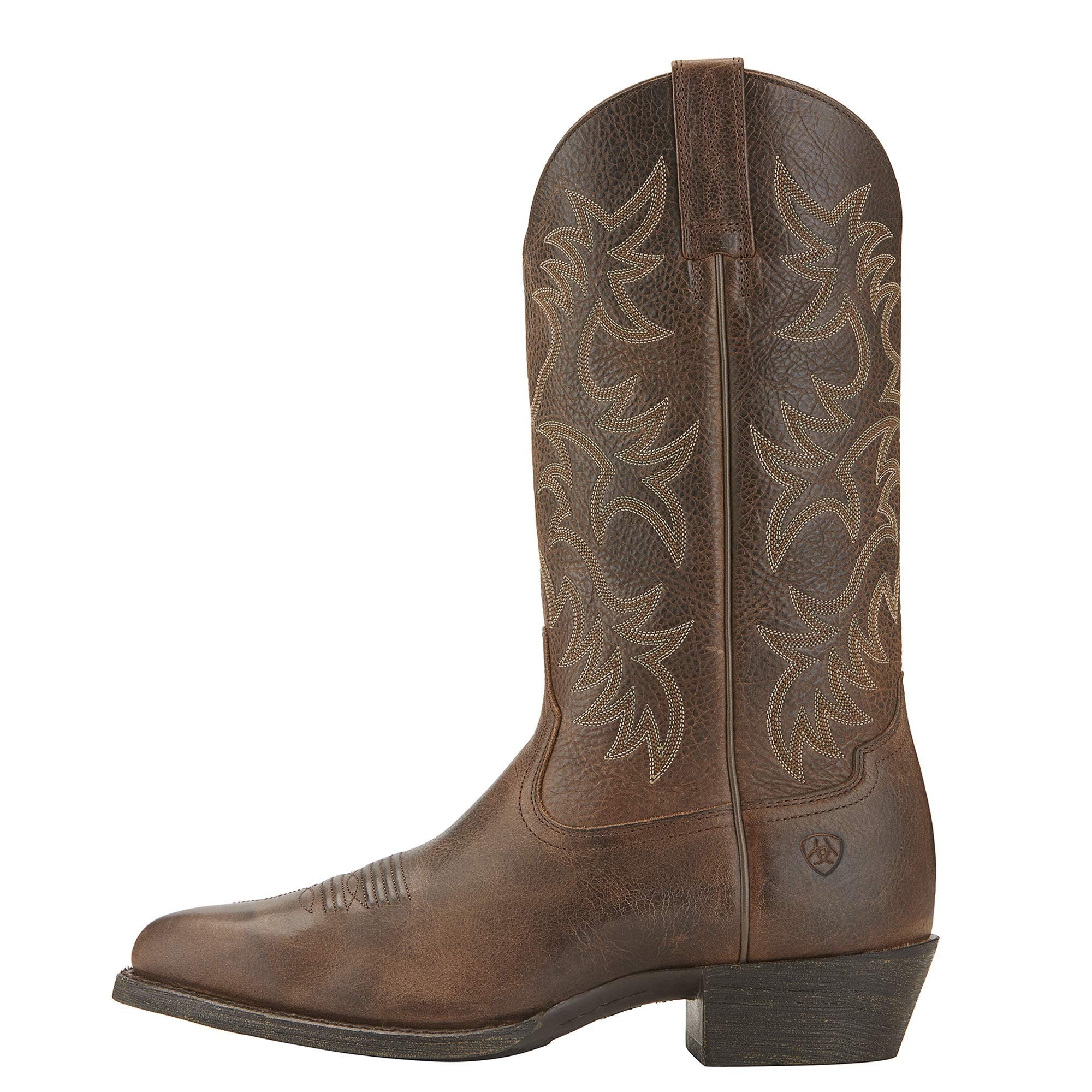 Ariat Men's 13" Heritage Distressed Brown Round Toe Western Boot - 10002204 - 7D