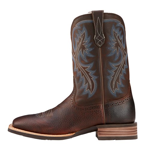 Ariat Men's Quickdraw 11" Brown Wide Square Toe Western Boot - 10006714 - 6D