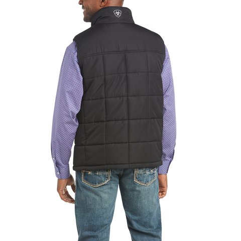 Ariat Men's Black Crius Insulated Vest - 10011523 - S