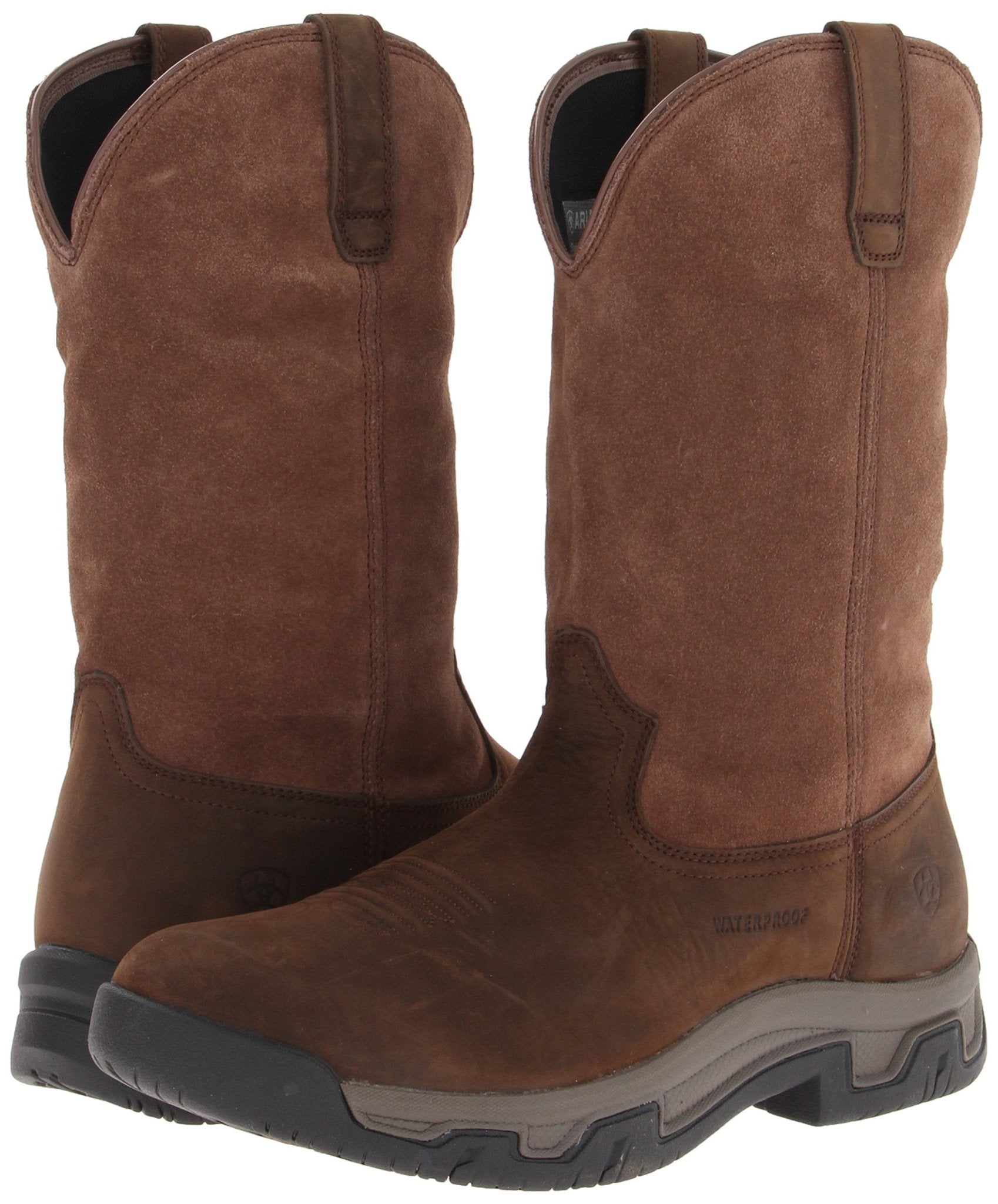 Ariat Men's 12" Terrain Round Toe Pull On Waterproof Boot - 10011829 - 8D