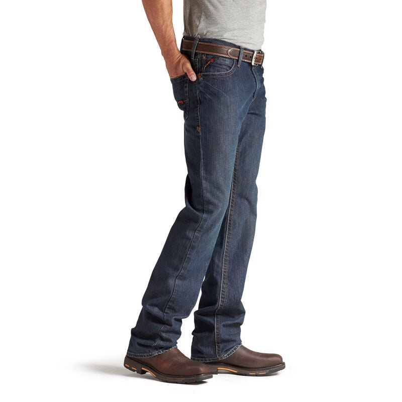 Ariat Men's FR M4 Relaxed Basic Boot Cut Jean - 10012555 - 29X32